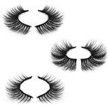 3 Pairs Magnetic Eyelashes with Eyeliner Kit, Natural Look & Glamnetic False Lashes with Applicator