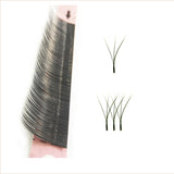 Flat Ellipse Eyelash Extension B C Curl 0.15mm Single Length 8-12mm